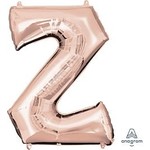 33" Letter Z Rose Gold