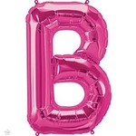 34" Letter B Magenta