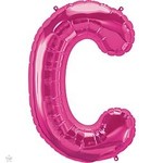 34" Letter C Magenta