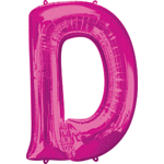 33" Letter D Pink