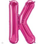 34" Letter K Magenta