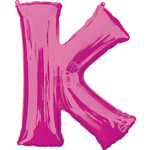 33" Letter K Pink