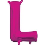 32" Letter L Pink