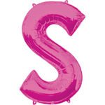 35" Letter S Pink