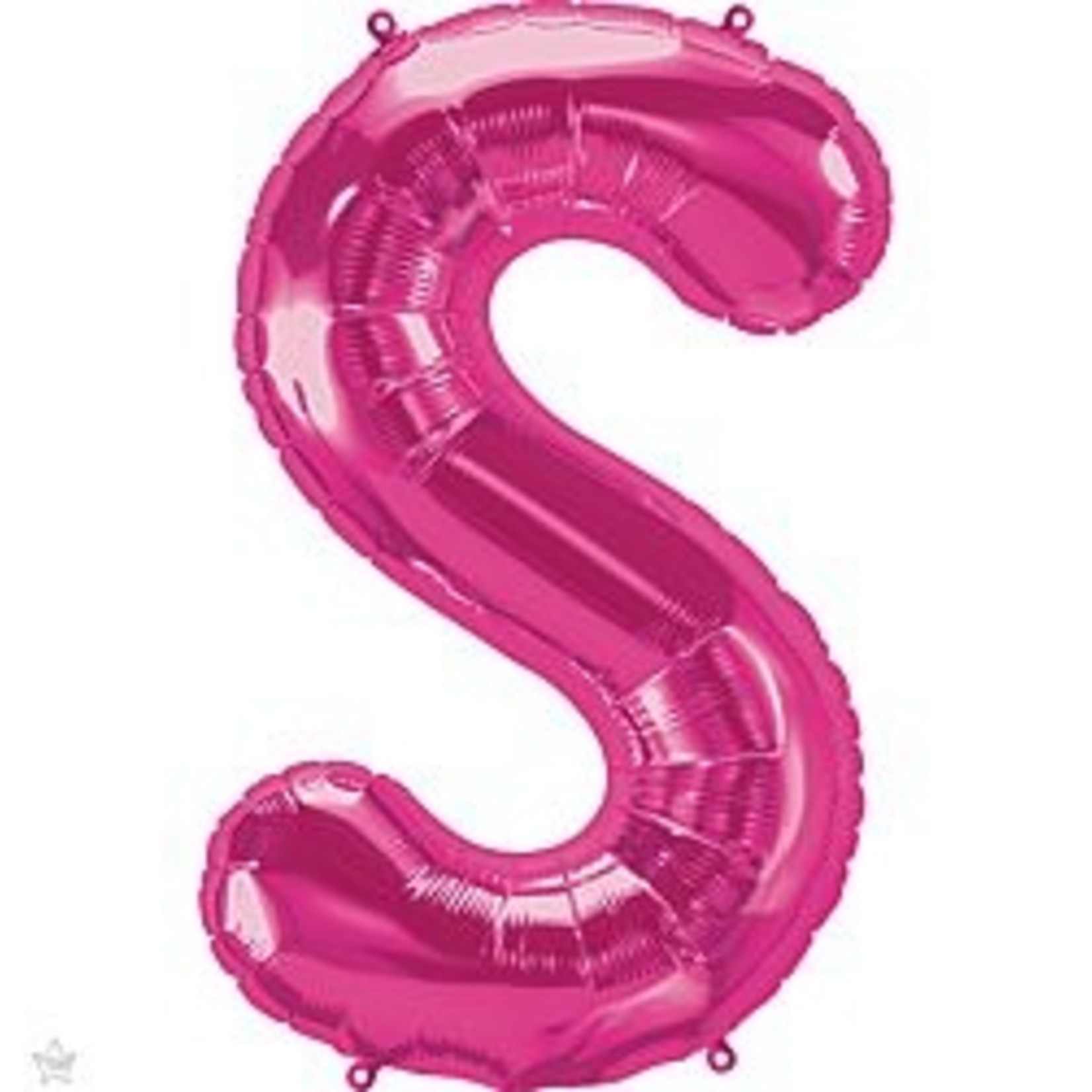34" Letter S Magenta