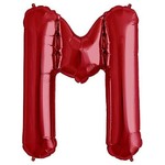 34" Letter M Red