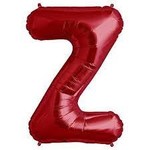 34" Letter Z Red