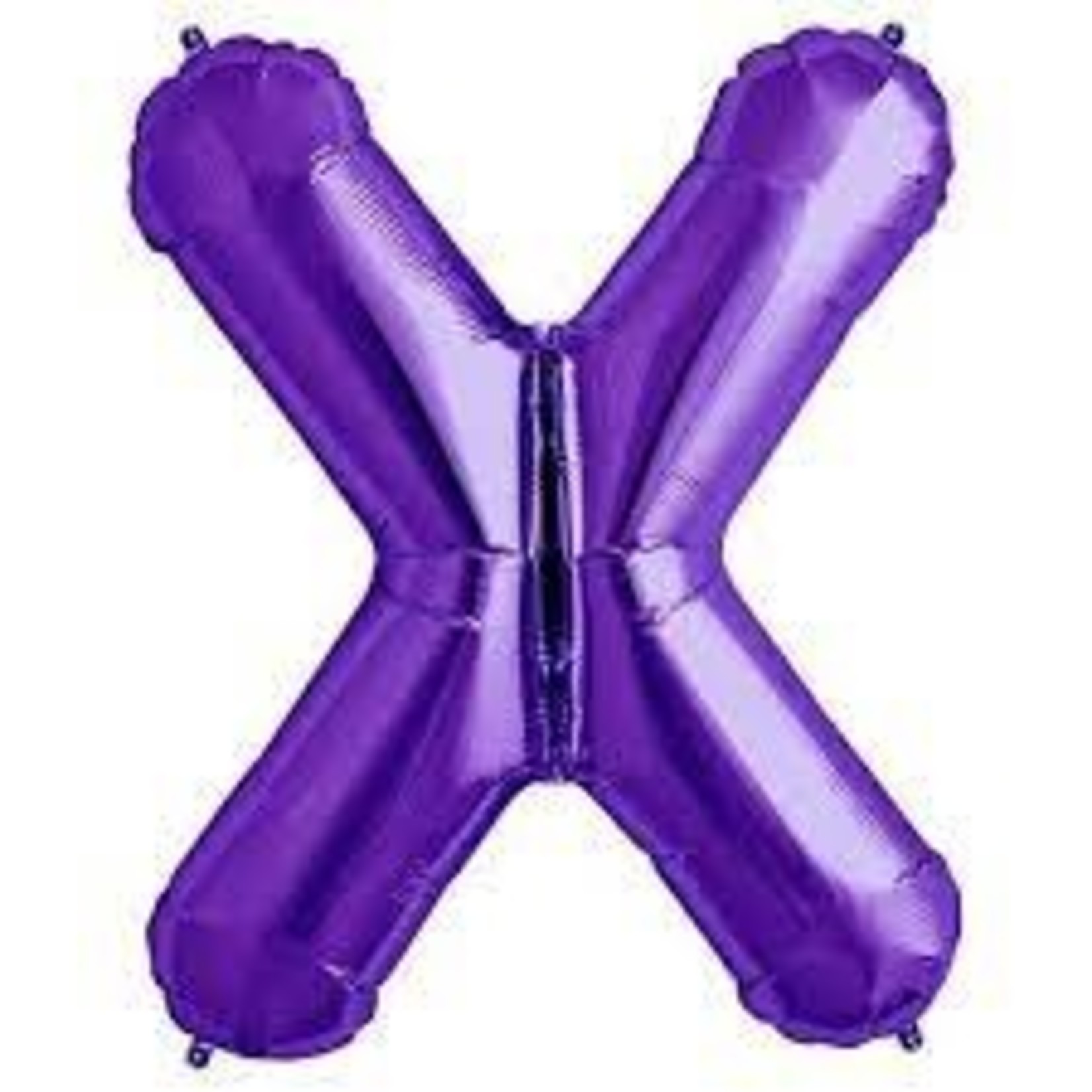 34" Letter X Purple