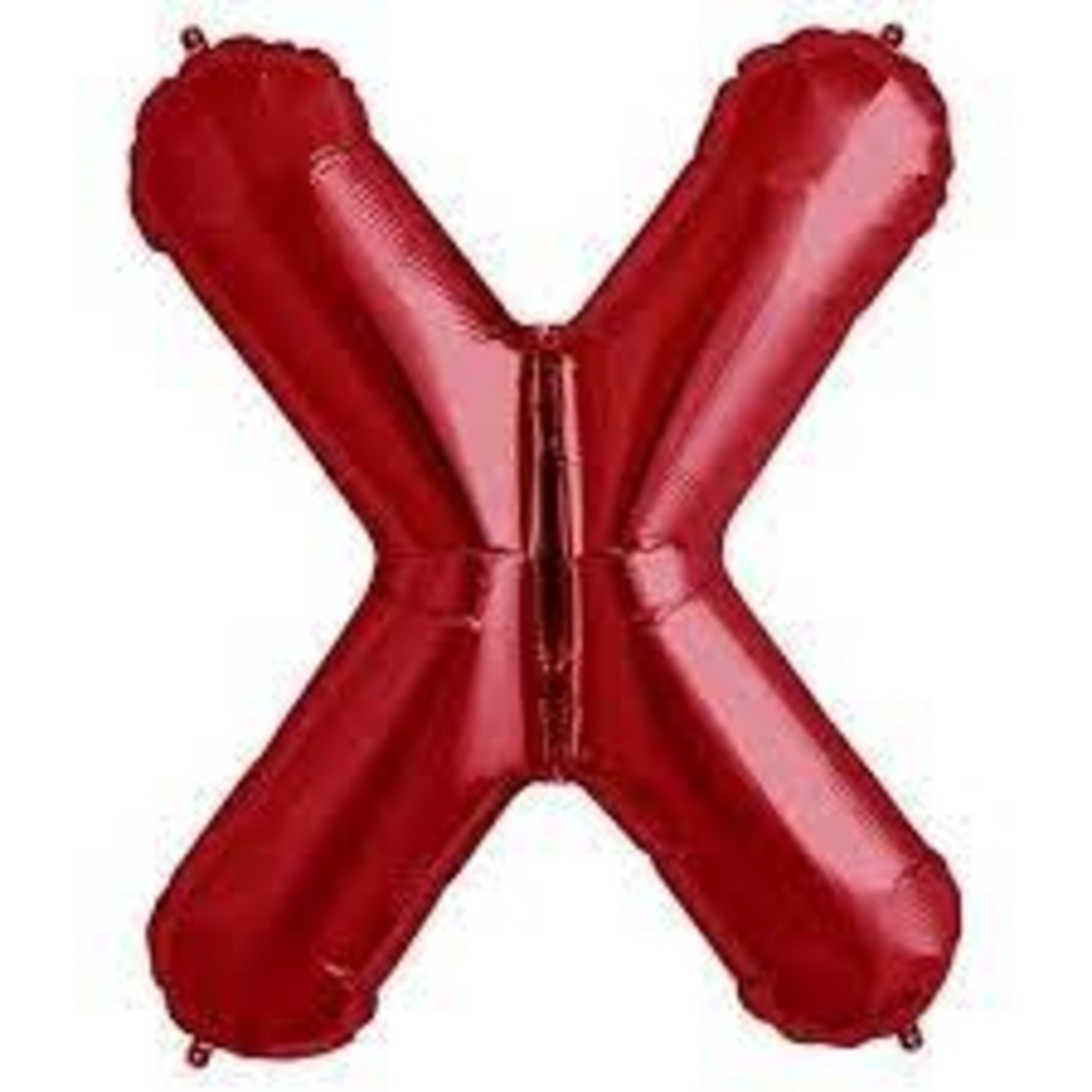 34" Letter X Red