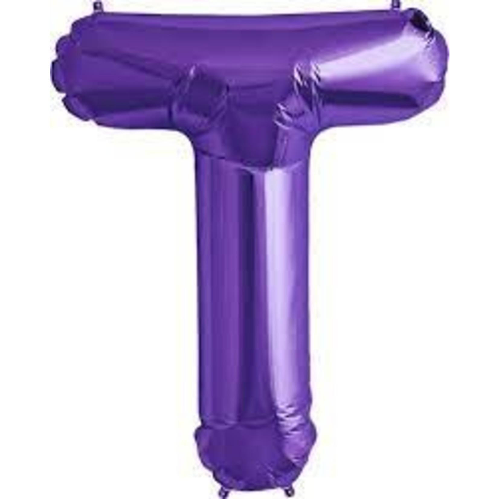 34" Letter T Purple