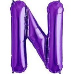 34" Letter N Purple