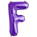 34" Letter F Purple