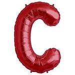 34" Letter C Red