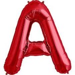 34" Letter A Red