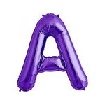 34" Letter A Purple