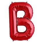 34" Letter B Red