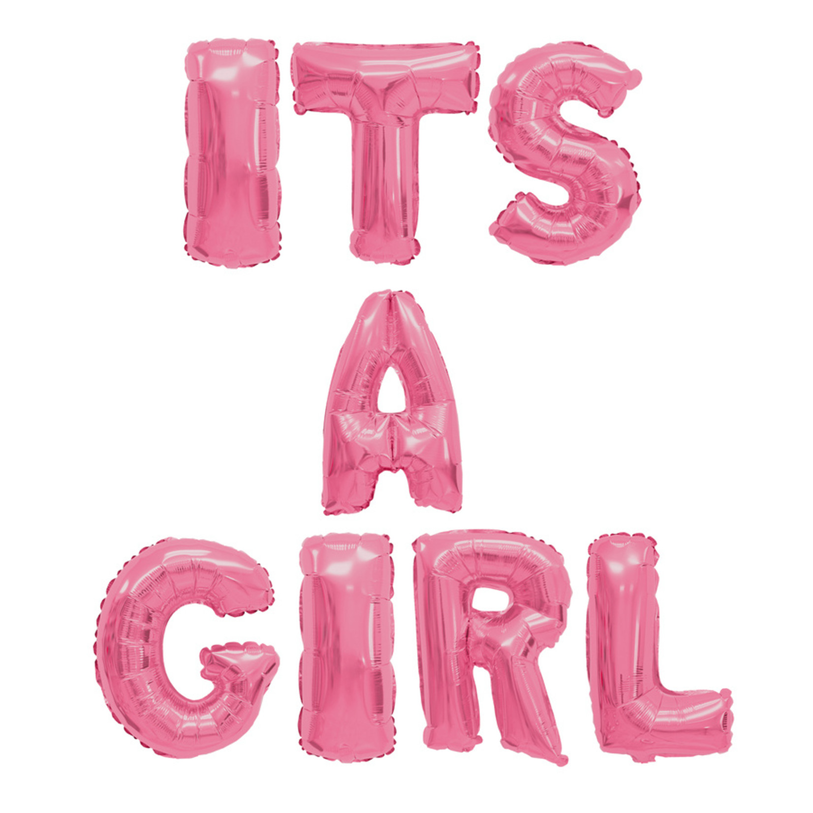 16" 'ITS A GIRL' Pink 8 pc