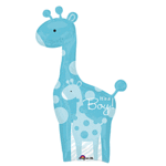 42" Safari Baby Boy Giraffe Blue