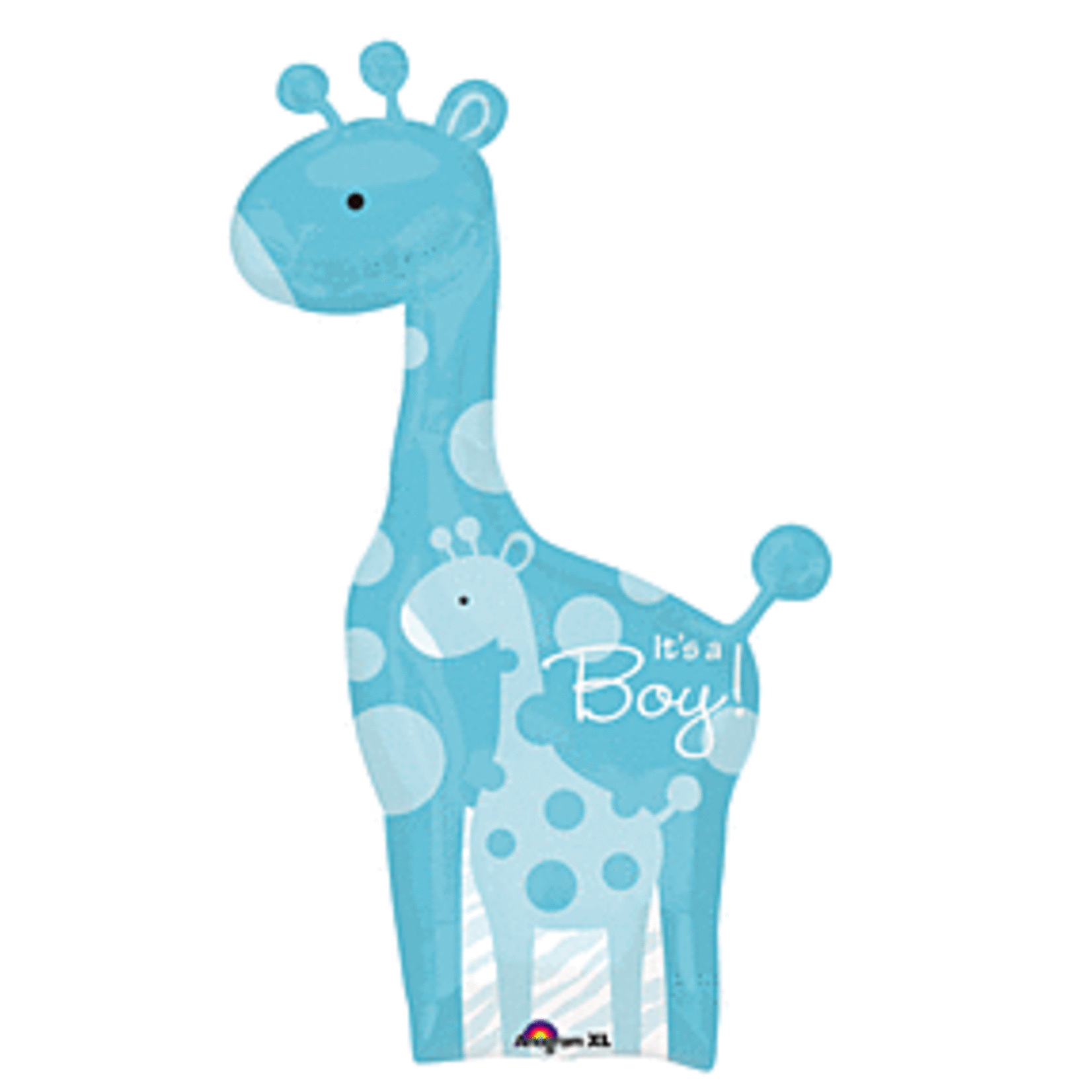 42" Safari Baby Boy Giraffe Blue