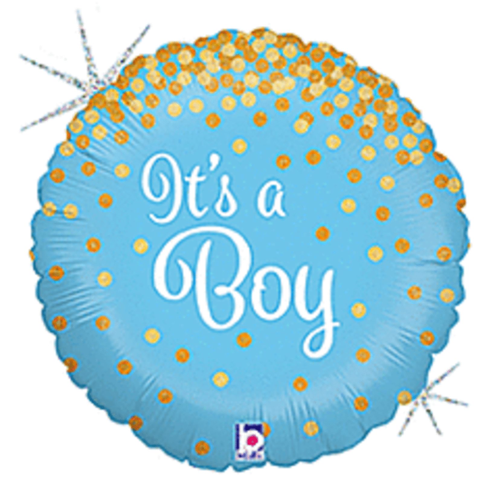 18" Glitter 'Its A Boy' Holographic