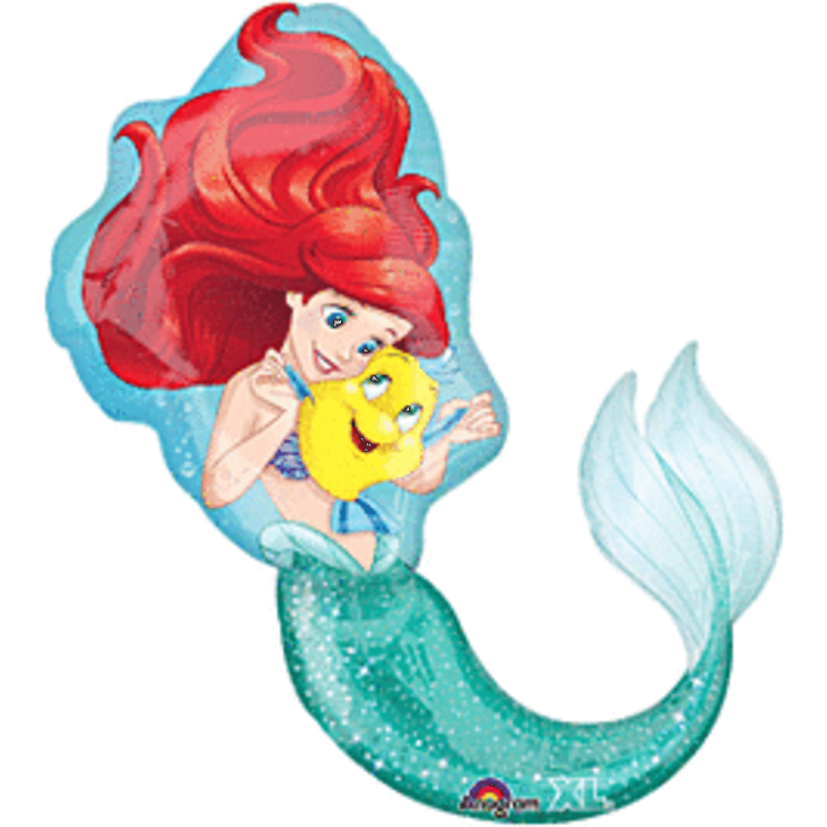 34" Little Mermaid Shape