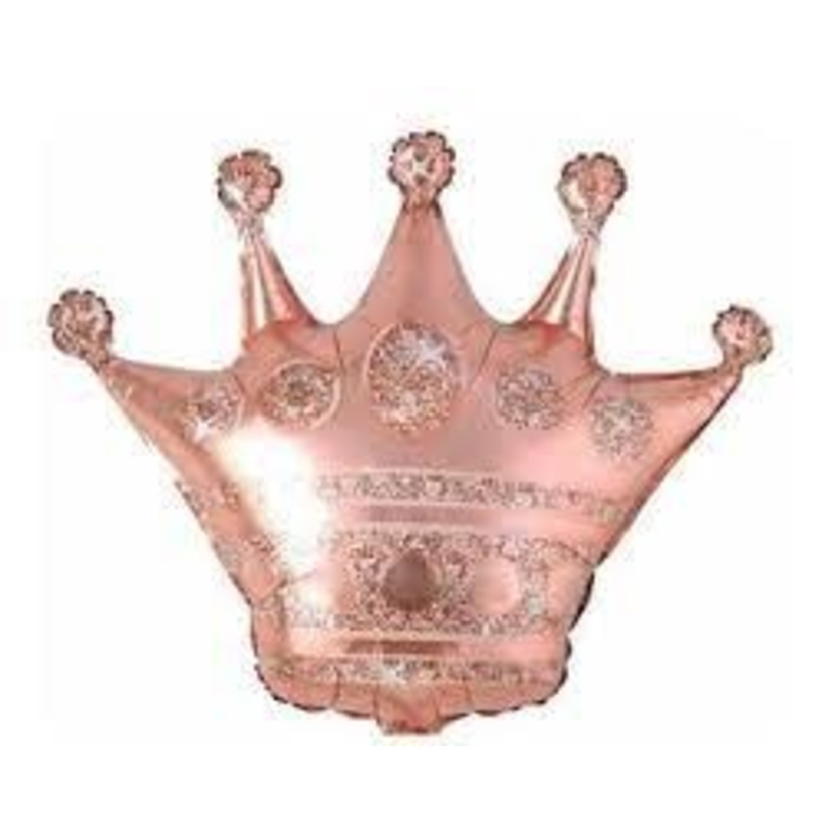 36" Rose Gold Crown Shape