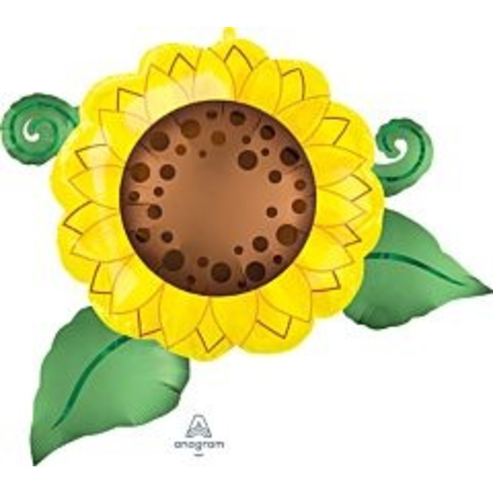 30" Satin Sunflower Shape