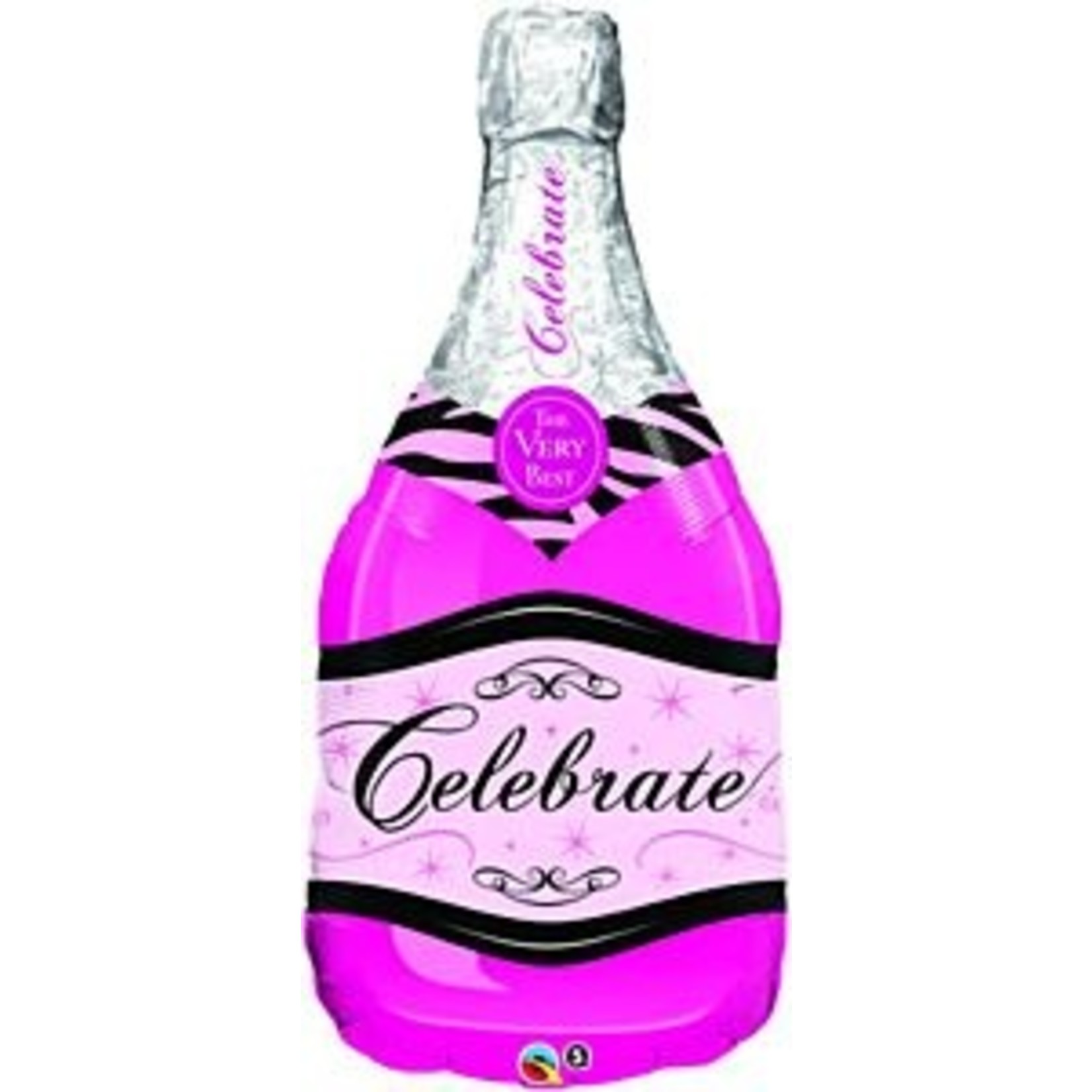 39" Celebrate Pink Bubbly Wine