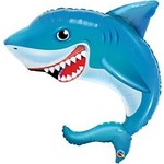 36" Smilin Shark Balloon