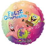 17" Sponge Feliz Cumpleanos