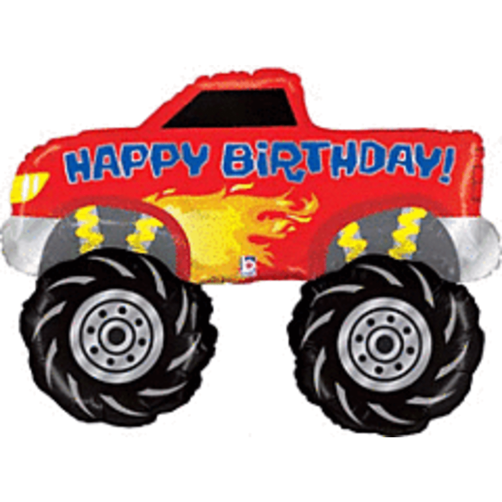 40" Monster Truck Birthday Balloon