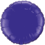 18'' Purple Round Foil Balloon