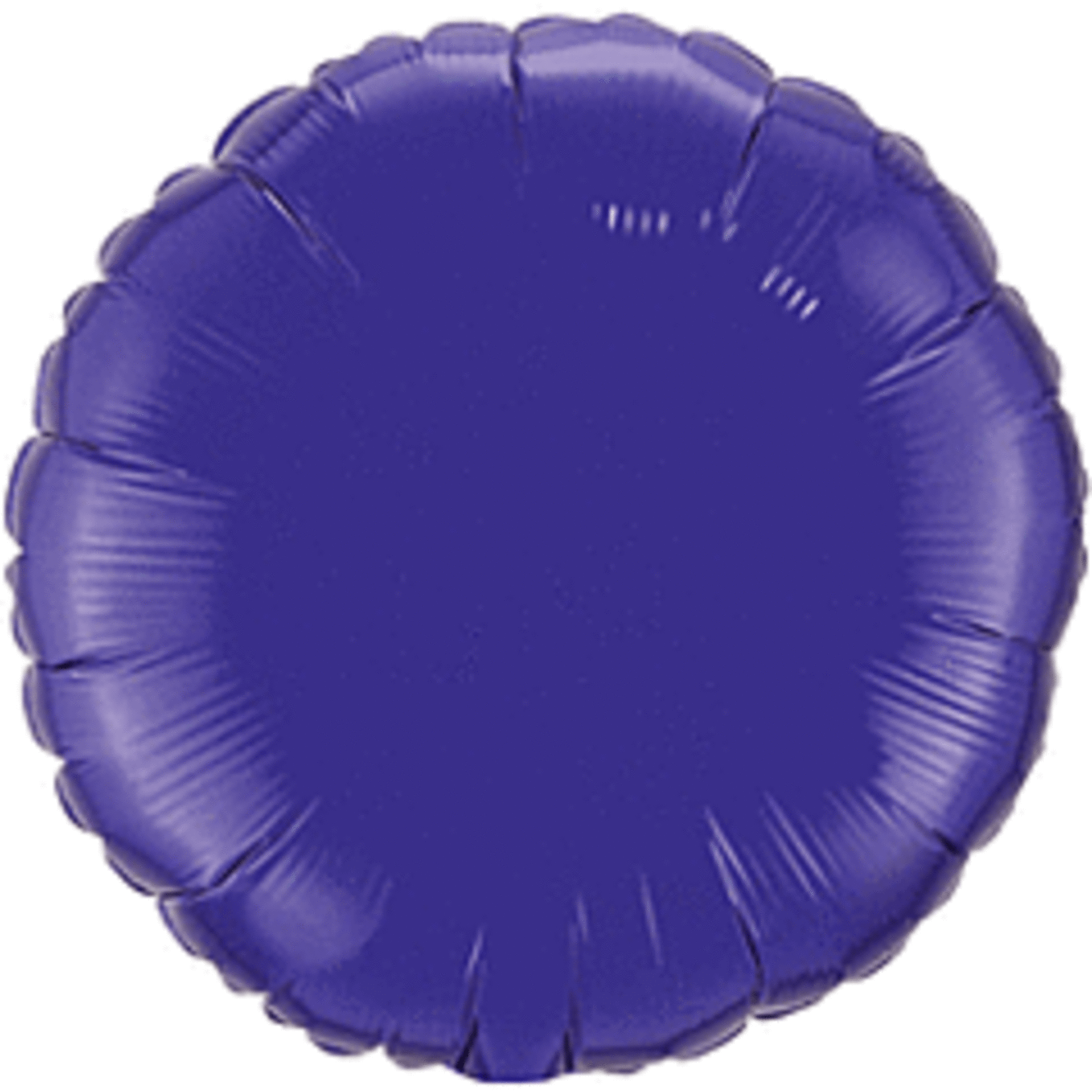 18" Purple Round Foil Balloon