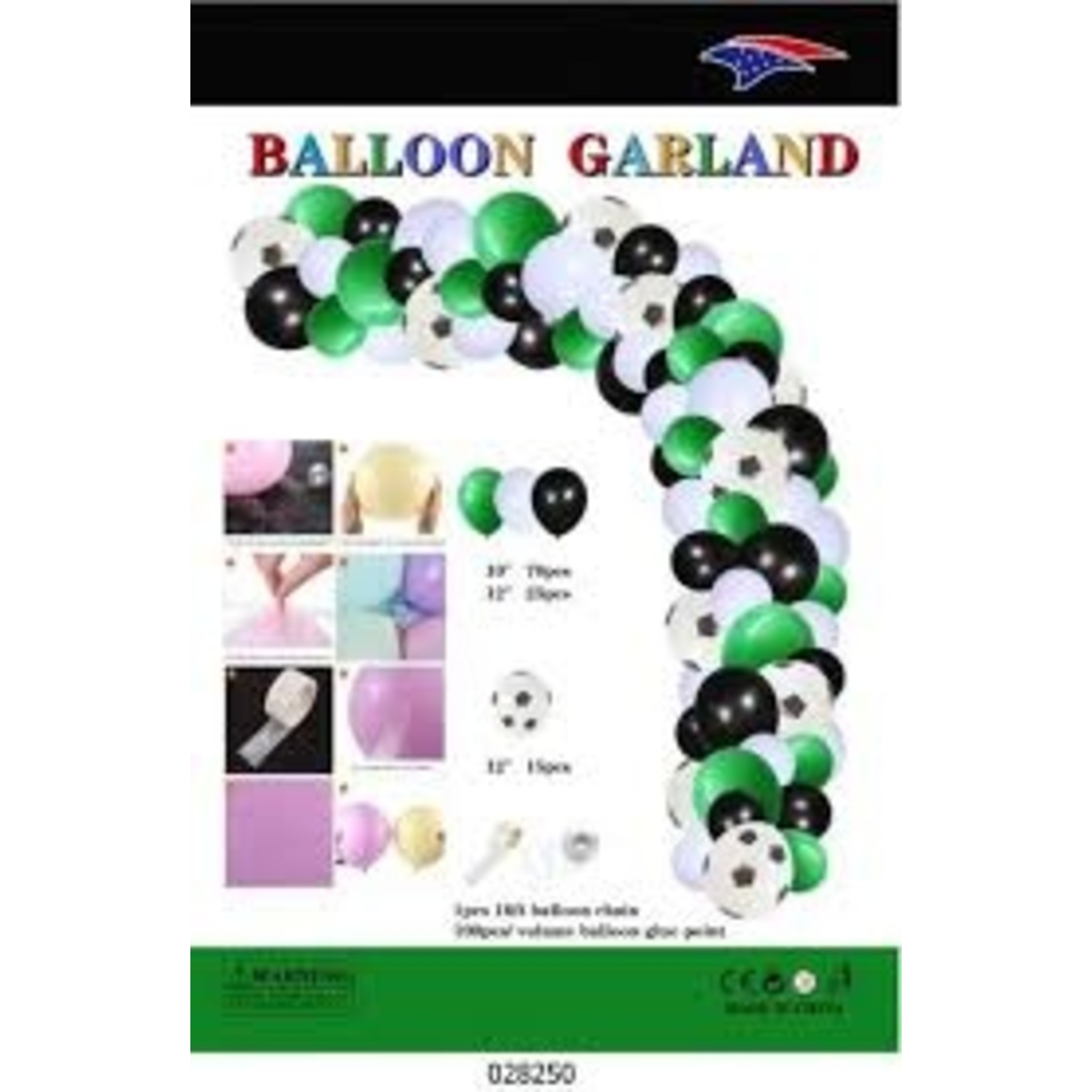 Soccer Ball Balloon Garland