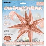 40" Rose Gold Star Shape Balloon