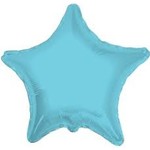 20" Baby Blue Star Foil Balloon