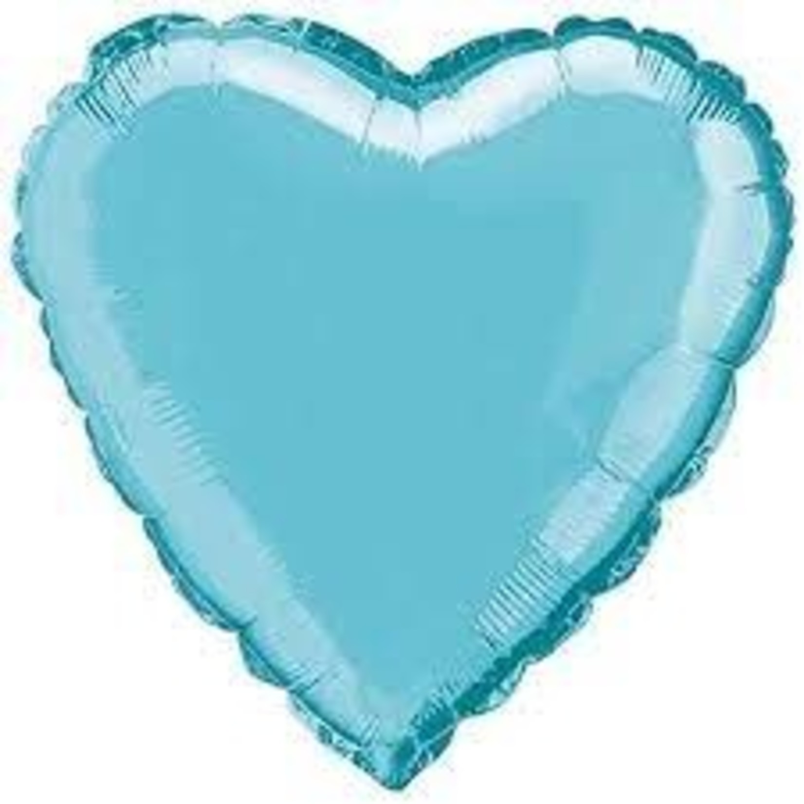 18'' Baby Blue Heart Foil Balloon