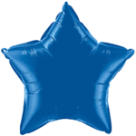 20'' Royal Blue Star Foil Balloon