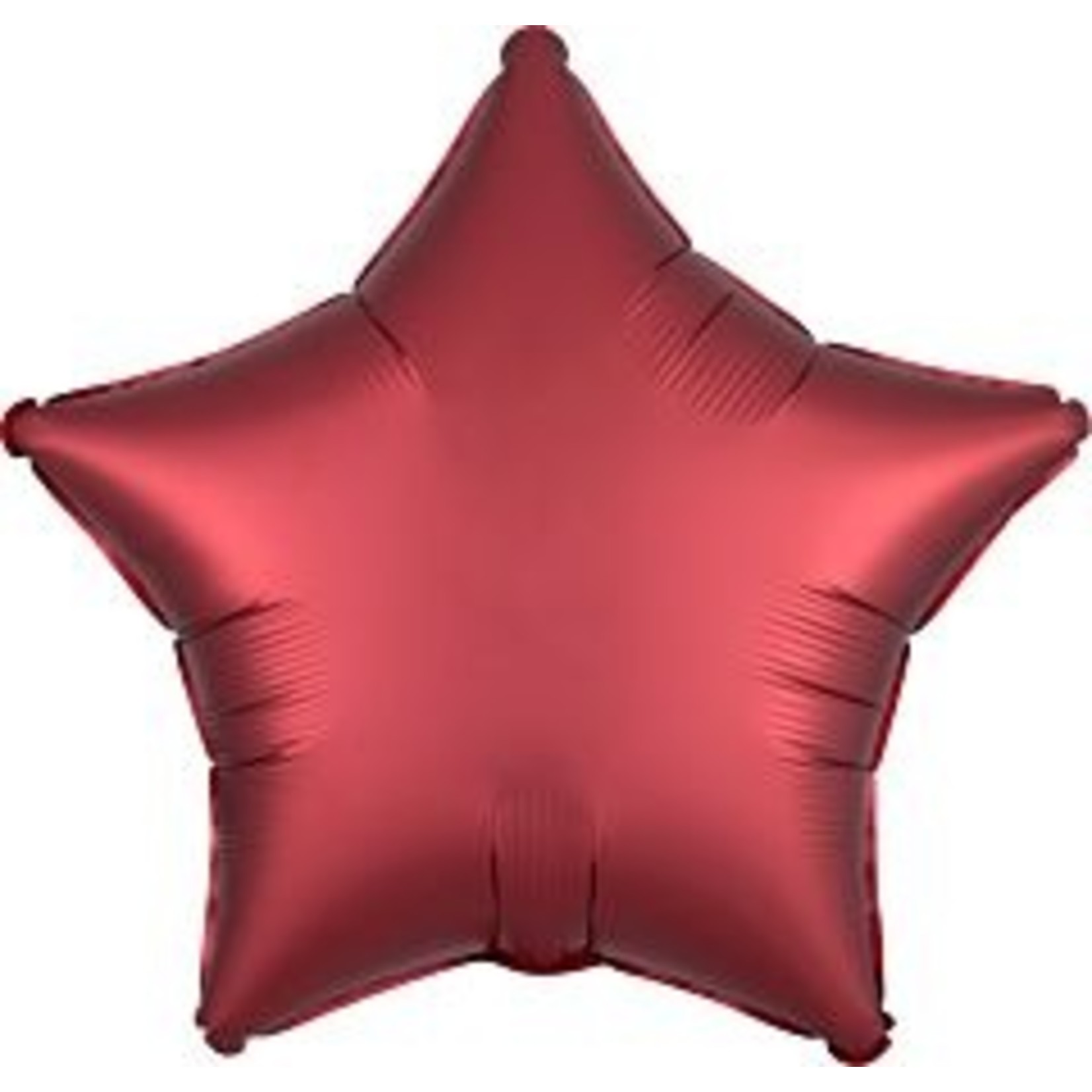 19" Luxe Sangria Star Foil Balloon