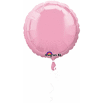 18'' Round Pistol Pink Foil Balloon