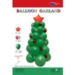 Christmas Tree Balloon Garland