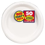 10" Round White Big Party Pack Plates