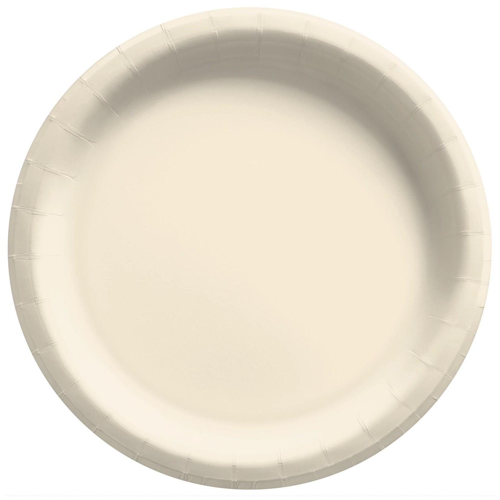 10" Round Vanilla Paper Plates