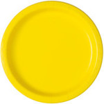 Yellow Cake Plates 20ct