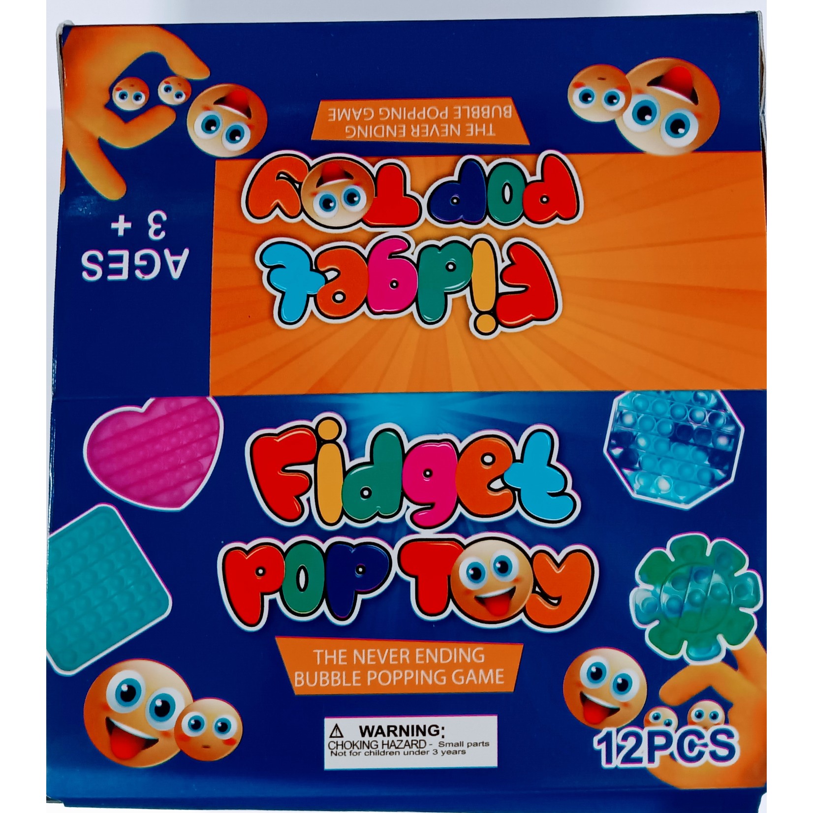 Fidget Pop Toy Case 12ct