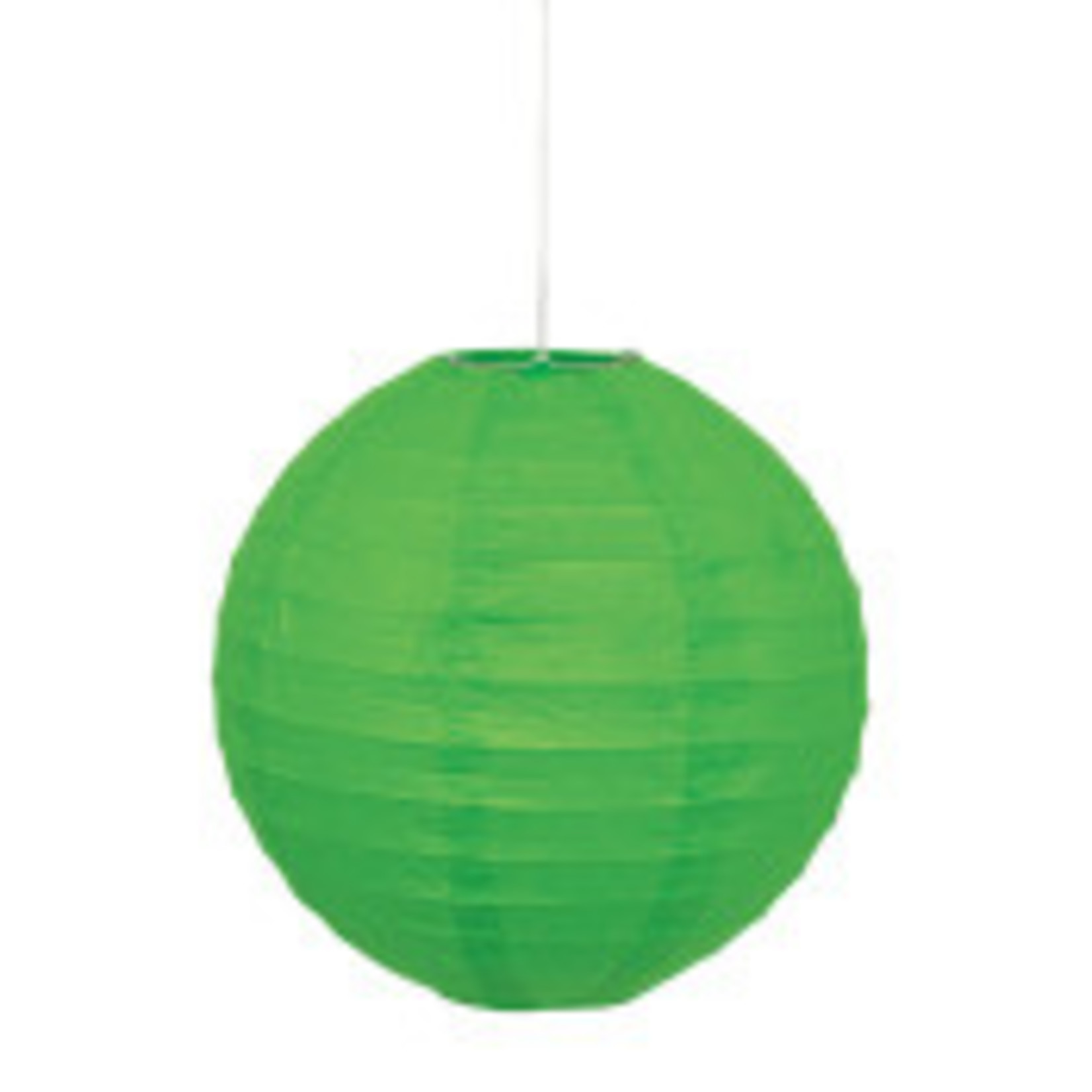 Lime Green Solid 10" Round Lantern