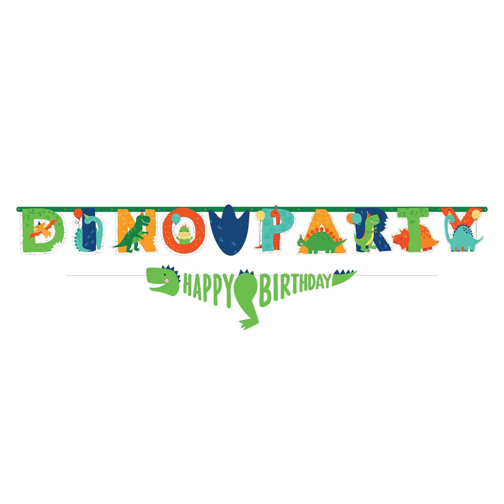 Dinosaur Jumbo Letter Banner
