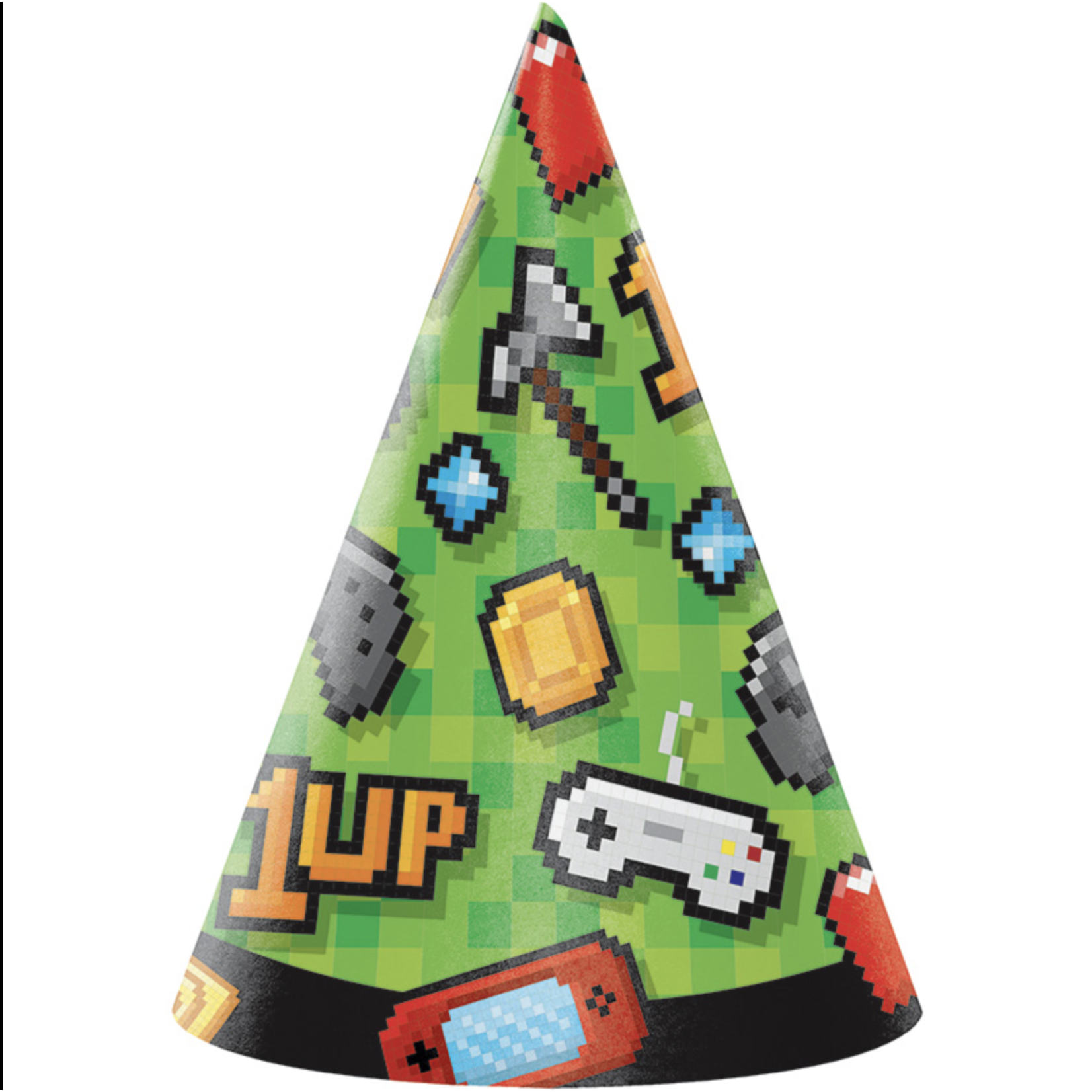 Gaming Party Hats 8ct