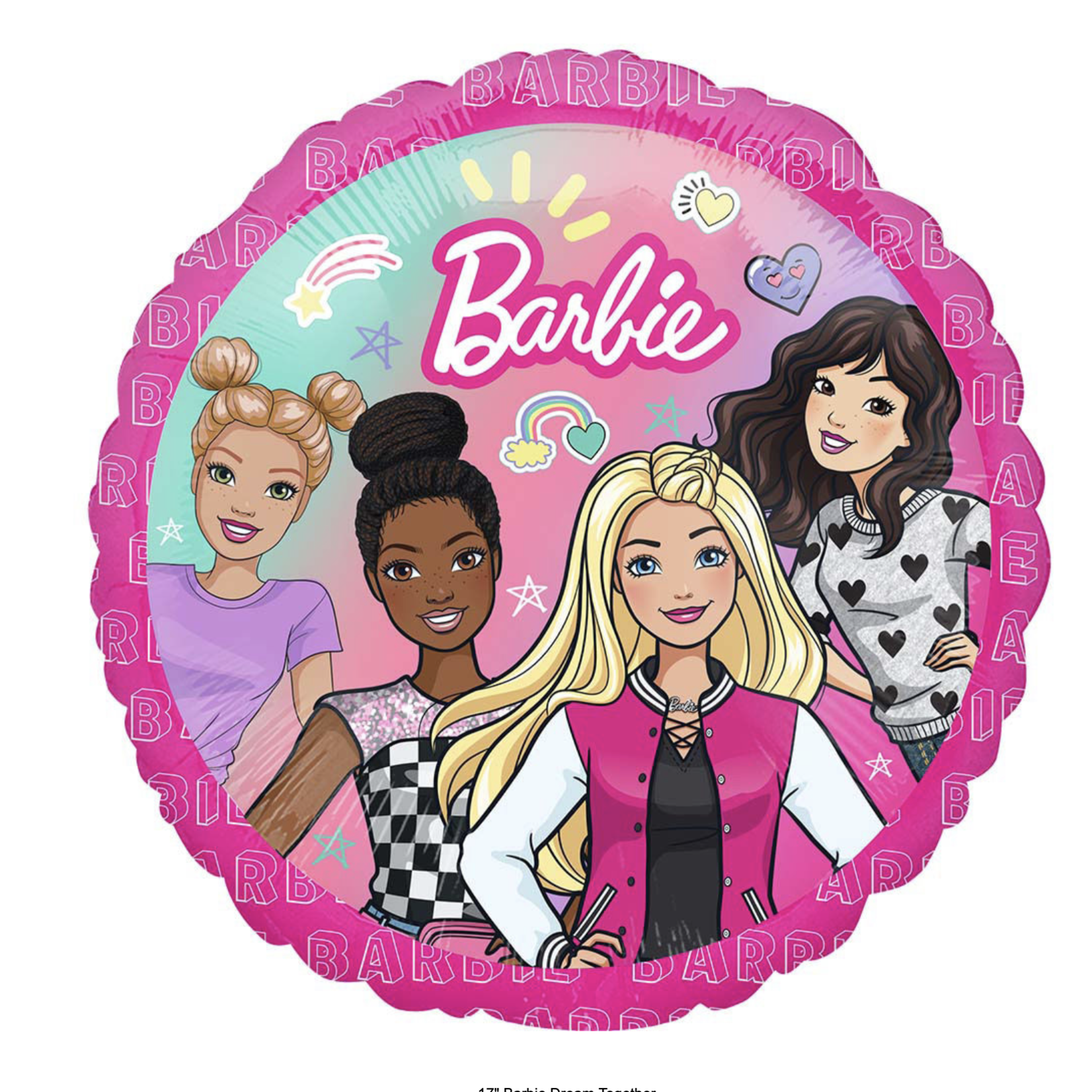Anagram 18in Barbie & Friends Balloon - Valentina's Party World