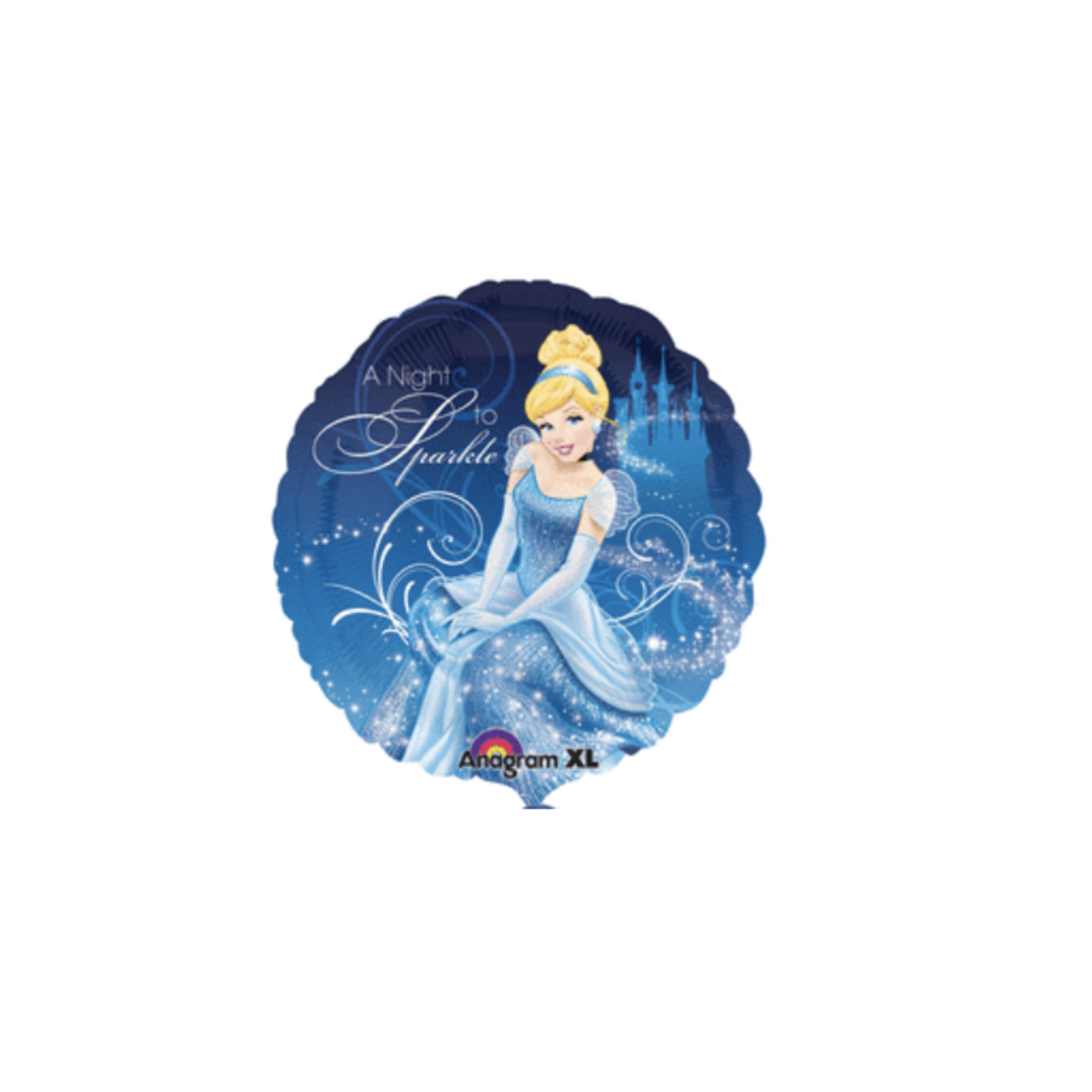 Anagram 18in A Night To Sparkle Cinderella balloon